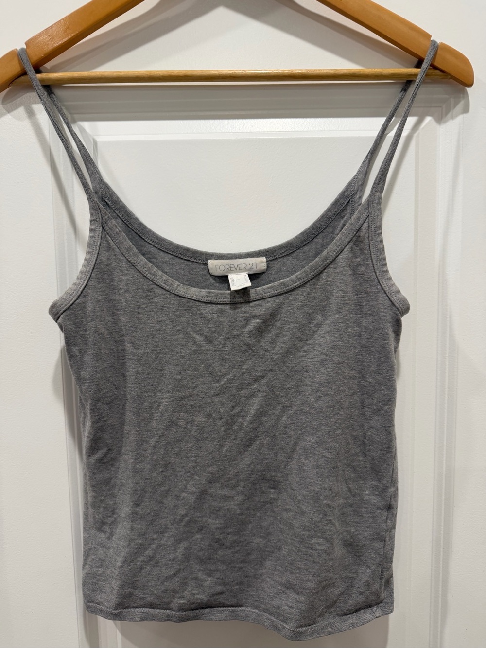 Forever 21 Gray Double-Strap Camisole